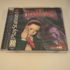 Clock Tower II: The Struggle Within PS1 1999 Agetec CIB Registration Card Torn