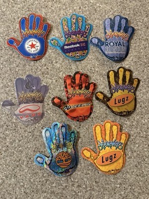 8 NOS Journeys Handprint Sticker Y2K Skate / CONVERSE LUGZ VANS REEBOK HEELYS