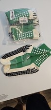 4 Pair Sport Socks Anti Slip W/ Grip Soccer Men Football Basketball Sock Premium