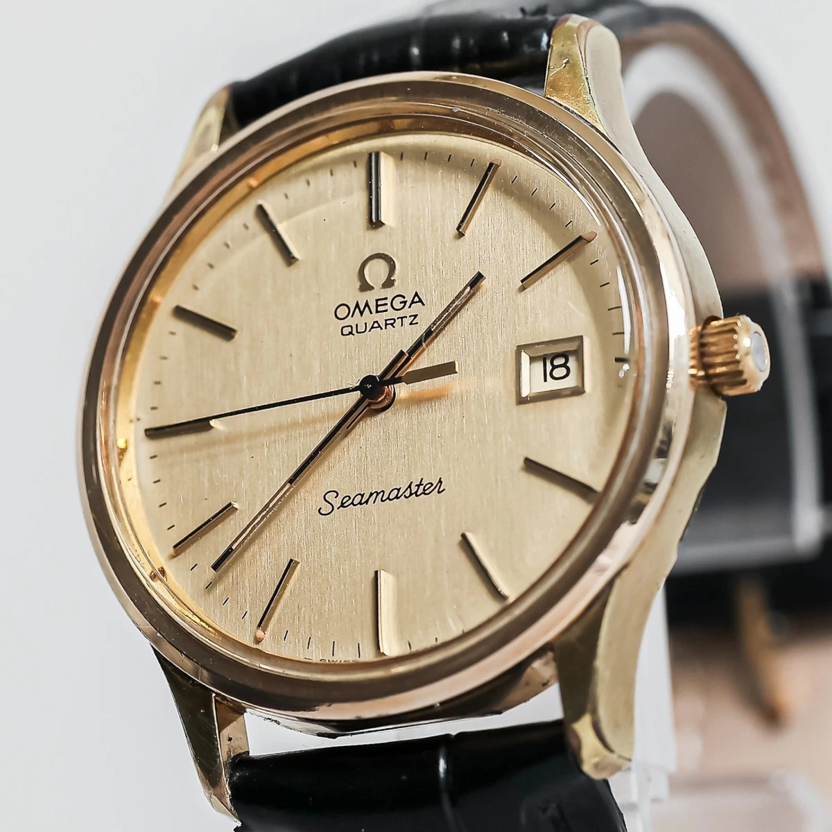 OMEGA Seamaster Quartz Round Wristwatches | eBay