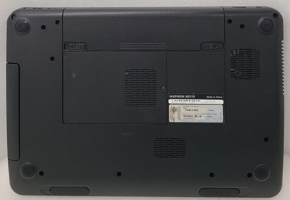 Portátil Dell Inspiron N5110 Intel i7-2670QM 8 GB RAM 1 TB HDD SIN SISTEMA OPERATIVO (FL) Foto 4 de 4