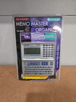 VINTAGE SHARP MEMO MASTER ELECTRONIC ORGANIZER YO-480P New