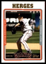 Matt Herges 2005 Topps #205 Giants MLB READ FREE SHIPPING AutographDen