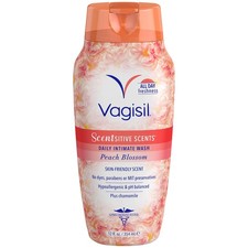 Feminine Wash Peach Blossom Scentsitive Scents pH Balanced 12 oz Pack of 1