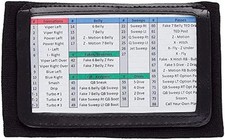 WristCoaches Football Play Wristbands QB Wrist Playbook QB Arm Band Sports Gear