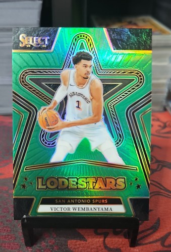 2024-25 Panini Select - Lodestars Victor Wembanyama #5 Green Prizm