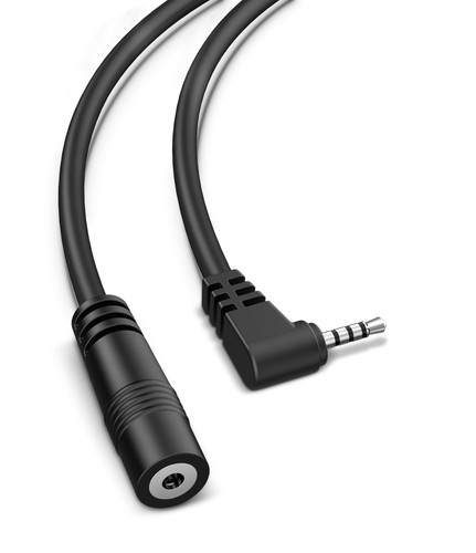 YQMAJIM 2.5mm Dash Cam Rear View Camera Extension Cable, (6Ft 6 feet, Black  - Picture 1 of 9