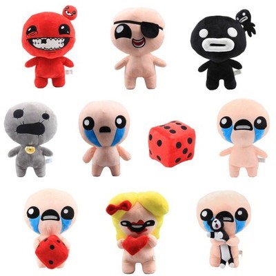Carnivorous man rubbing big Isaac's combination red dice plush toy birthday gift