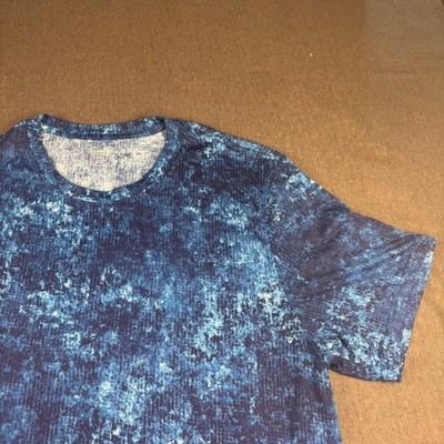 Old Navy Active Core Go Fresh Men's XL Blue Tie Dye T Shirt Athletic