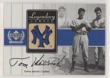 2000 Upper Deck Yankee Legends Legendary Lumber Gold Tommy Henrich #TH-LL 4ns