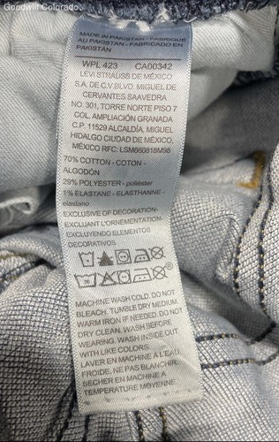 Levi's Children's Jeans Size 8 Regular Blue - Picture 5 of 6