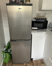 Logik 175L Freestanding Fridge-Freezer Frost Free Bottom Freezer Silver
