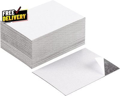 Magnetic Sheets with Adhesive for Wallet Size Pictures 2.5X3.5-80 Pack Bulk S...
