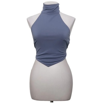 Forever 21, Neckholder Top, Größe: M, Blau, Einfarbig, Damen #RjS