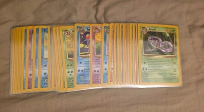 Pokemon Fossil Set, KOMPLETTES UNCOMMON & COMMON SET 31-62/62, WOTC, 1999