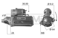 ERA 220432A Starter, Anlasser FüR Opel Astra J Caravan (P10)