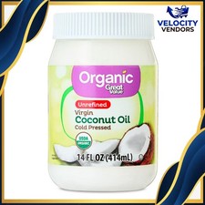 Great Value Organic Unrefined Virgin Coconut Oil, 14 fl oz - Free Shipping