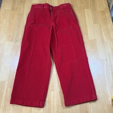 Vineyard Vines Boys Corduroy Pants Size 12 Red Classic Casual