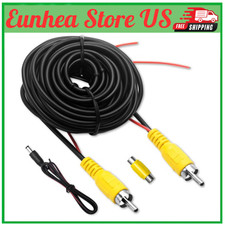 Professional 33FT/10 Meters Backup Camera RCA Cables, Car Reverse Rear View Ca