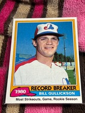 1981 TOPPS RB RC #203 BILL GULLICKSON MONTREAL EXPOS NMMT BASEBALL ROOKIE CARD!. rookie card picture