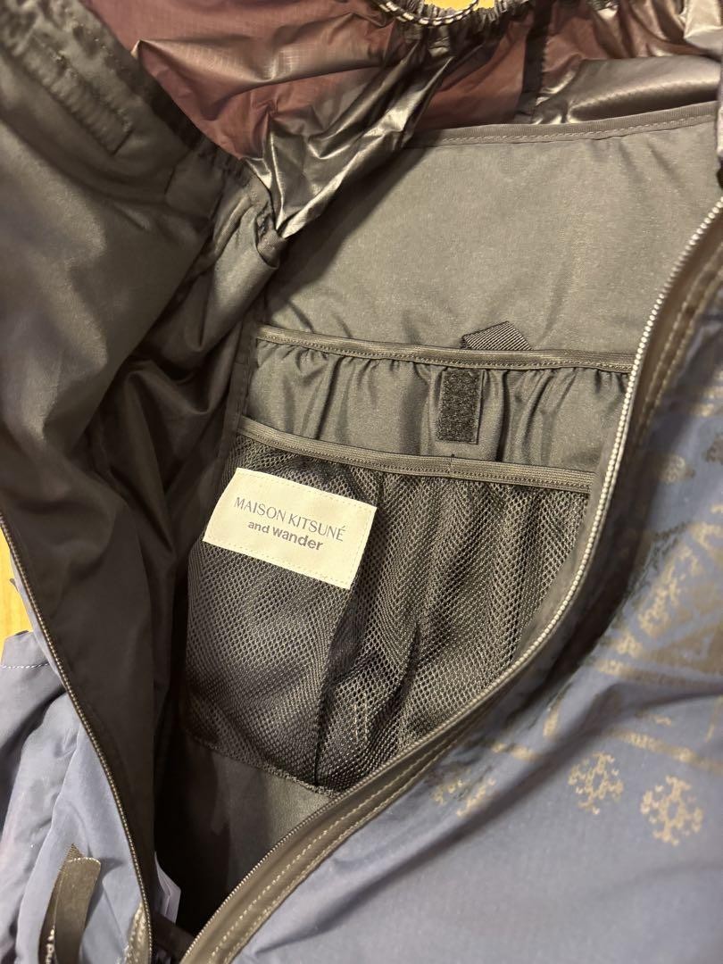 MAISON KITSUNE × and wander 30L backpack and wander x Maison Kitsune 30L Backpack Light Beige | END. (US)