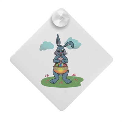''Osterhase'' Saugnapf Auto Fenster Schild (CG00028625)