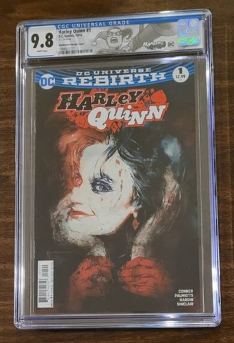 HARLEY QUINN [2016] #1 SIENKIEWICZ VAR - CGC 9.8 - HQ Label! - Investment Grade!