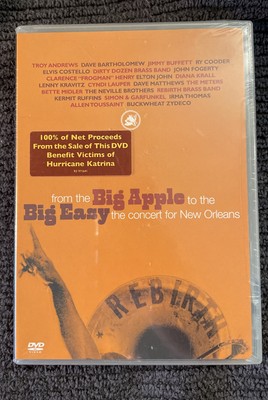 From the Big Apple to the Big Easy: Concert for New Orleans 2 DVDs New! Sealed