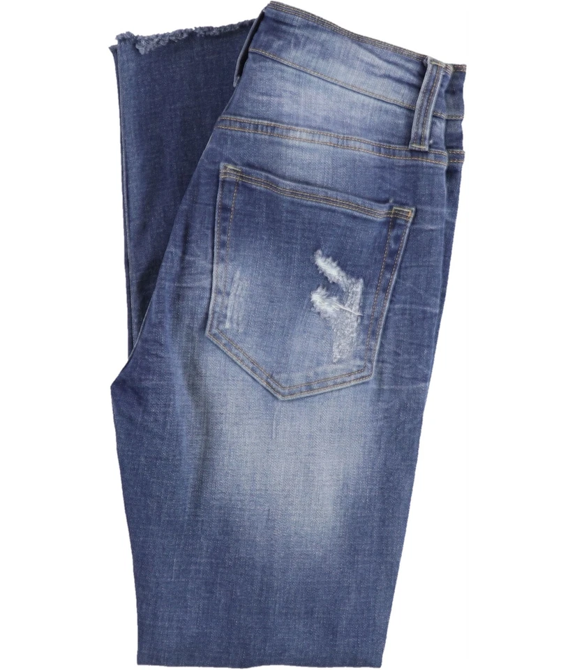 Jeans Daytrip Niñas Desgastados Calce Ajustado, Azul, Niños Grandes (8-20), L (16) Foto 2 de 3