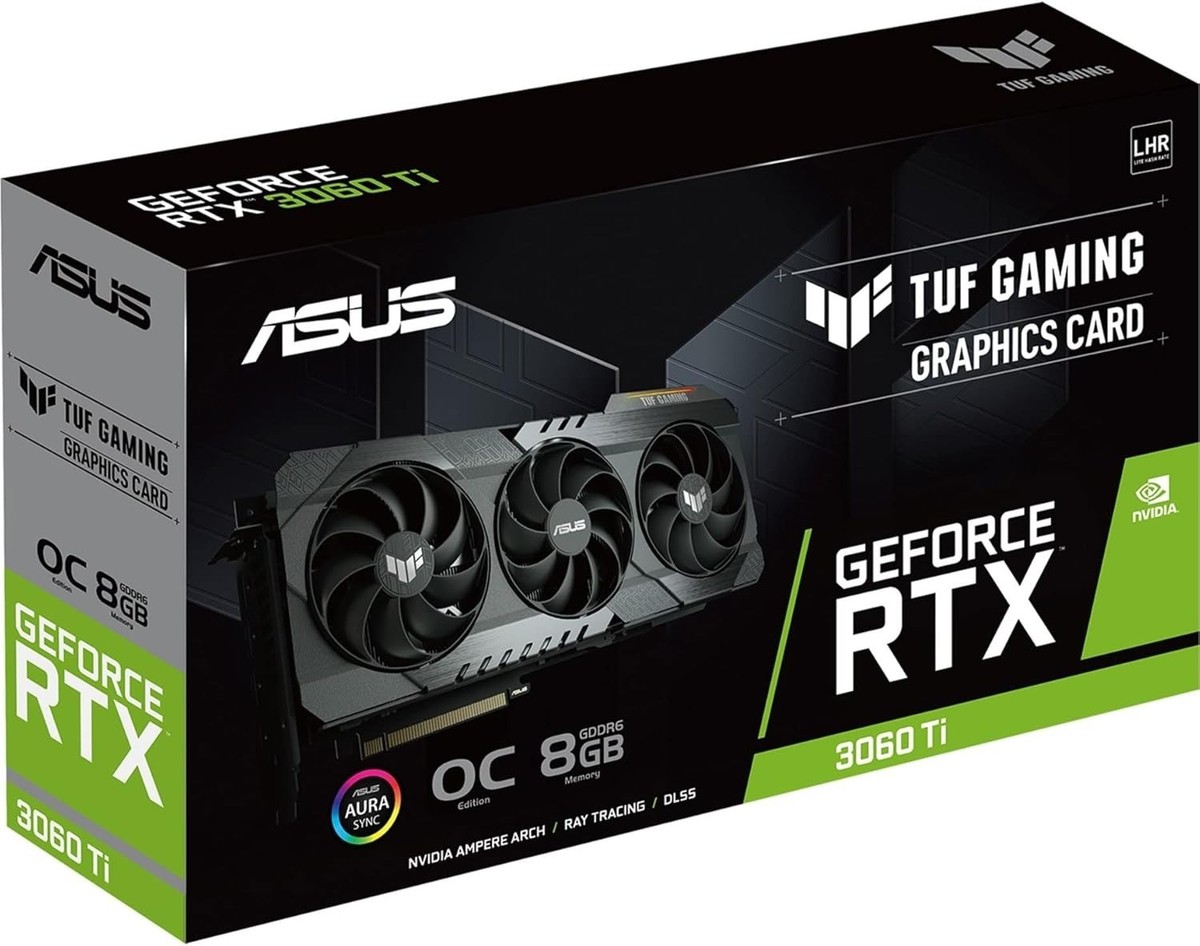 ASUS TUF Gaming GeForce RTX 3060 Ti V2 OC 8GB Graphics Card NO