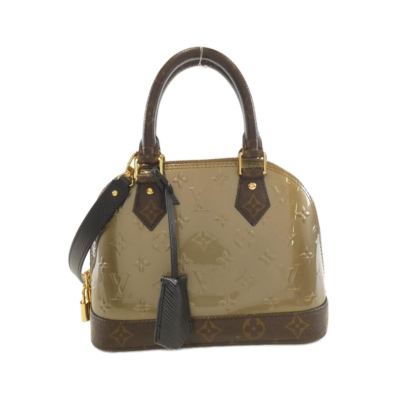 Authentic Louis Vuitton Vernis+ Monogram Alma BB Bag M44862 #230-000-283-4084