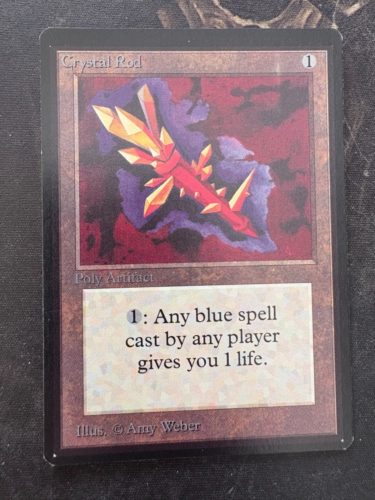 *** BETA Crystal Rod *** NM-Mint Beauty! - DUTY PAID - Magic MtG