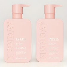 Monday Smooth Anti Frizz Shampoo & Conditioner Set 350ml For Dry Frizzy Hair