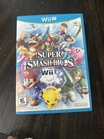 Nintendo Wii U WiiU Game Super Smash Bros. For Wii U CIB Complete In Box 