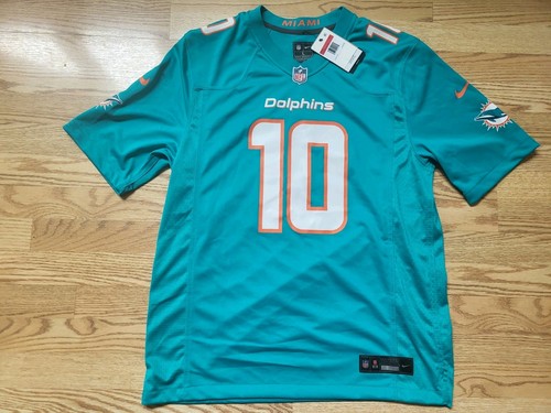 NWT Nike NFL Teal Miami Dolphins Tyreek Hill Jersey Men's Size LARGE