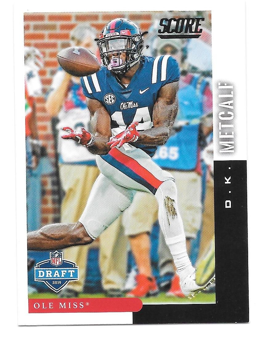 2019 Score Football DK METCALF NFL Draft -OLE MISS REBELS- #DFT-15