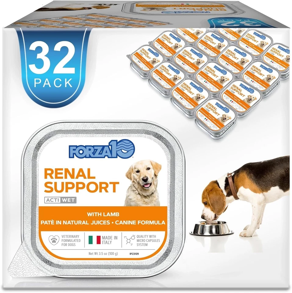 Forza10 - Alimento para perros, alimento húmedo formulado veterinario para perros para soporte renal, sin OGM, ... Foto 3 de 4
