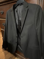 Michael Strahan Black Youth Blazer 20R Kids Plus Boys