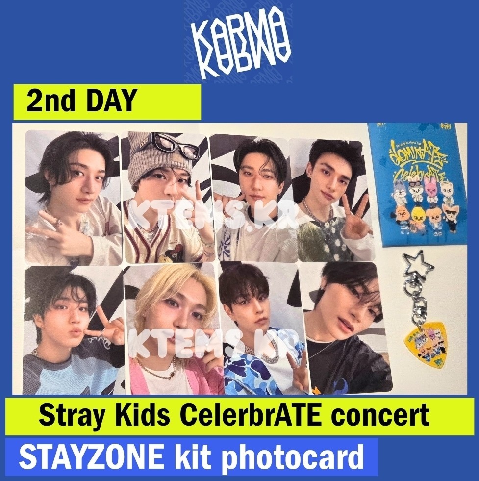 Stray Kids KARMA CelebrATE concert STAY ZONE photocard guitar pick
