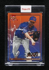 2021 Project 70 Online Exclusive 1991 Topps /1360 Jacob deGrom by Sophia Chang