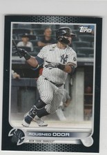 2022 Topps Mini Rougned Odor #5 Black Parallel New York Yankees