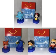 New McDonald s Disneyland 70th Anniversary Happy Meal Toy Set of 6 with Boxes