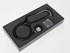 Estetoscopio Medline MDS92260 de acero inoxidable para adultos con orejeras en caja original