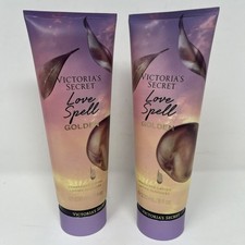 VICTORIA'S SECRET Love Spell Golden Fragrance Lotion New/Sealed 8 Fl Oz Lot of 2