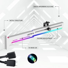 5V Addressable RGB White Graphics Card GPU Brace Support Video Card Sag Holde... 3