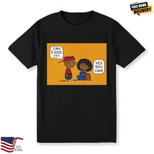 Can I Kick It Cartoon T-Shirt Motivational Men'S Tee With Fun Des