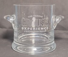 Famous Grouse Whisky Experience Scotch Whisky Glass Ice Bucket 11cm x 10cm 
