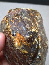 573g Rare Rough large chunk Indonesian Blue Amber – Natural Sumatran Fossil
