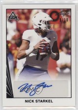 2021 Leaf Memories 1990 Base Black Spectrum 9/10 Nick Starkel #BA-NS2 Auto 1b8