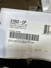 Kohler 21952-CP Tempered 18" Towel Bar In Polished Chrome New Fast/Free Shipping